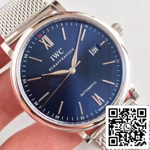 IWC Portofino IW356512 MKS Factory 1:1 Best Edition Swiss ETA2892 Blue Sunburst Dial US Replica Watch