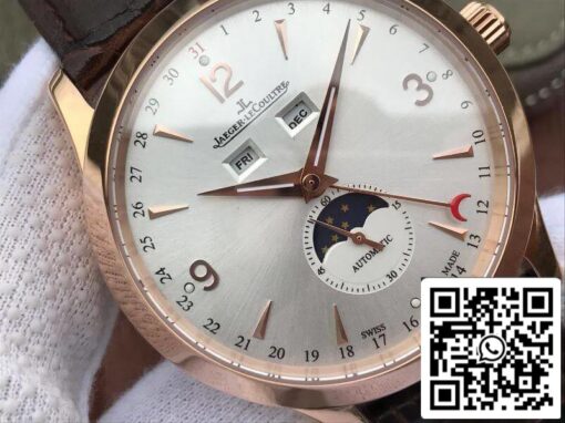 Jaeger-LeCoultre Master Calendar 1552520 KM Factory 39mm 1:1 Best Edition Swiss ETA866 18K rose gold US Replica Watch