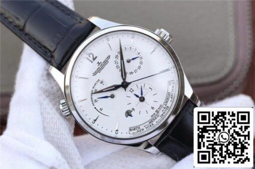 Jaeger-LeCoultre Master Geographic 1428421 1:1 Best Edition Swiss ETA939A/1 Silver Dial US Replica Watch