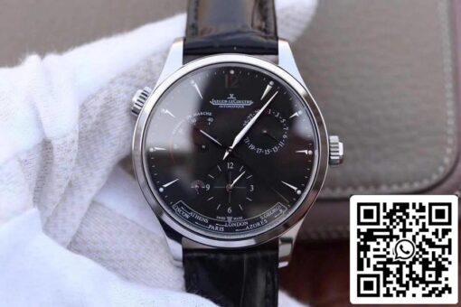 Jaeger-LeCoultre Master Geographic 1428421 TW Factory 1:1 Best Edition Swiss ETA939A/1 Black Dial US Replica Watch