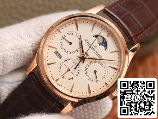 Jaeger LeCoultre Master Ultra Thin 1302520 1:1 Best Edition V9 Factory Rose Gold Swiss ETA868 US Replica Watch