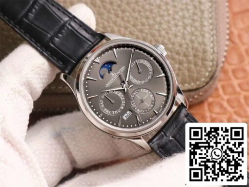 Jaeger LeCoultre Master Ultra Thin 130354J 1:1 Best Edition V9 Factory Gray Dial Swiss ETA868 US Replica Watch