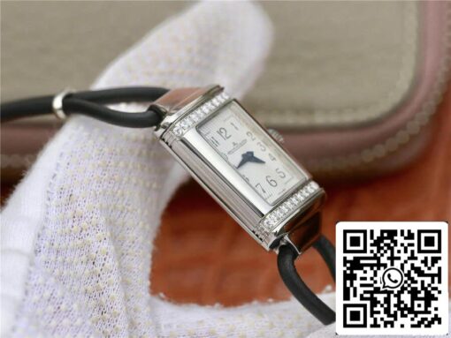 Jaeger LeCoultre Reverso 1:1 Best Edition MG Factory Stainless Steel White Dial US Replica Watch