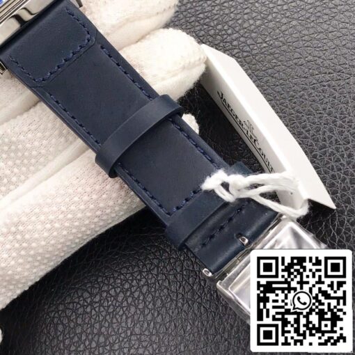 Jaeger LeCoultre Reverso Flip 1:1 Best Edition MG Factory Stainless Steel Blue Dial US Replica Watch