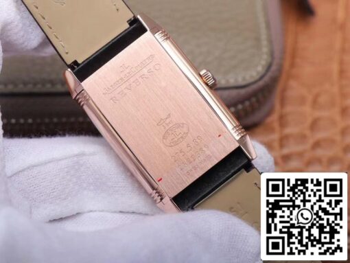 Jaeger LeCoultre Reverso Flip 1:1 Best Edition MG Factory White Dial Swiss ETA854A/2 US Replica Watch