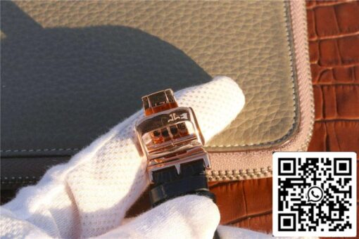 Jaeger LeCoultre Reverso Q2712510 1:1 Best Edition Rose Gold Silver Dial US Replica Watch