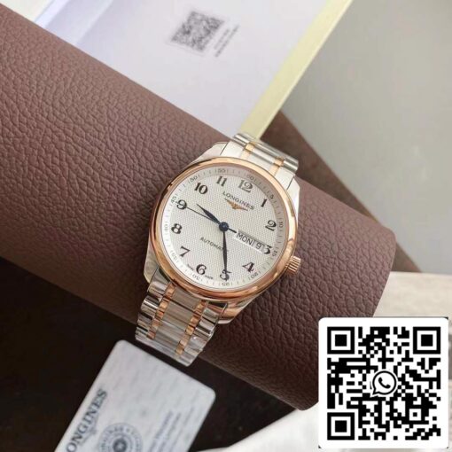 Longines 38.5mm Men L2.755.5.79.7 Watch 38.5mm  Swiss Original Movement US Replica Watch