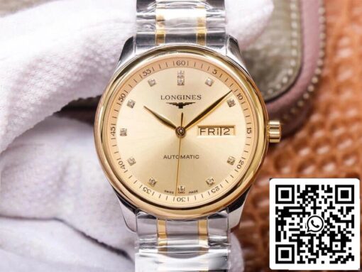 Longines Master Collection L2.755.5.37.7 1:1 Best Edition KY factory Gold Dial US Replica Watch