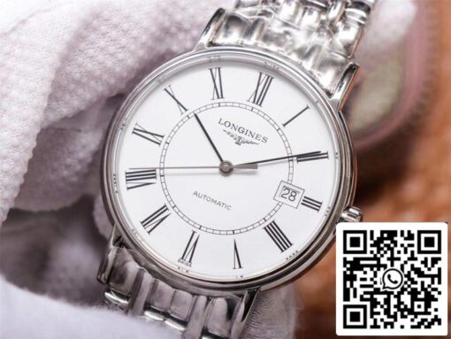 Longines Presence L4.921.4.11.6 1:1 Best Edition RM Factory White Dial Swiss ETA2892 US Replica Watch