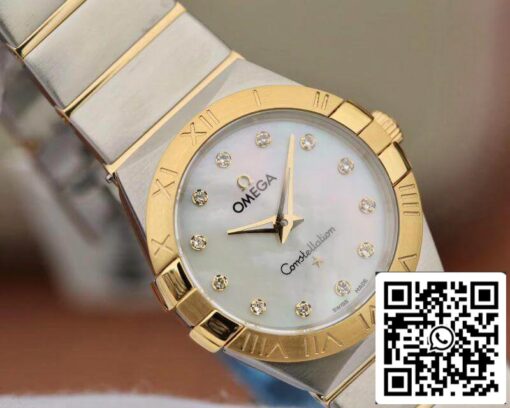 Omega Constellation 27mm Quartz Ladies 1371.71.00 TW Factory 1:1 Best Edition Swiss Eta Quartz 1376 US Replica Watch