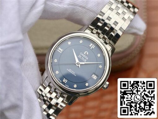 Omega De Ville 424.10.33.20.53.001 1:1 Best Edition MKS Factory Diamond Dial US Replica Watch