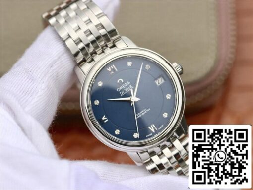 Omega De Ville 424.10.33.20.53.001 1:1 Best Edition MKS Factory Diamond Dial US Replica Watch