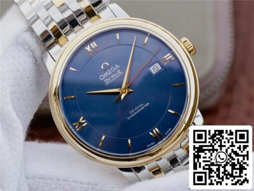 Omega De Ville 424.20.37.20.03.001 1:1 Best Edition TW Factory Yellow Gold US Replica Watch