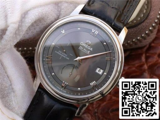 Omega De Ville Prestige 424.13.40.21.06.001 TW Factory 1:1 Best Edition Swiss ETA2824 Gray Dial US Replica Watch