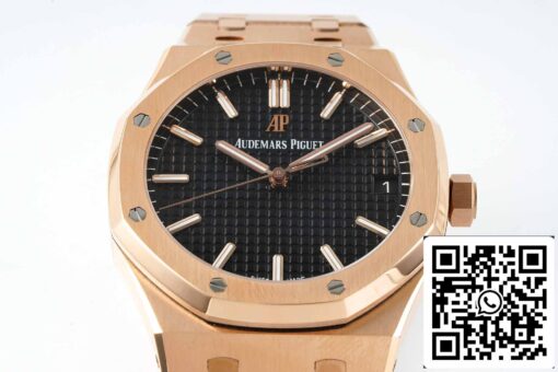 Audemars Piguet Royal Oak 15500OR.OO.1220OR.01 APS Factory V2 1:1 Best Edition Black Dial - immagine 2