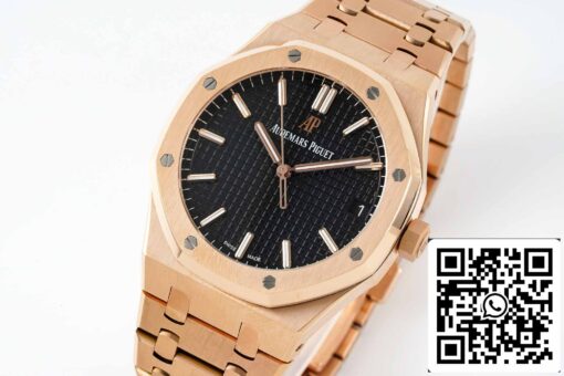 Audemars Piguet Royal Oak 15500OR.OO.1220OR.01 APS Factory V2 1:1 Best Edition Black Dial - immagine 3