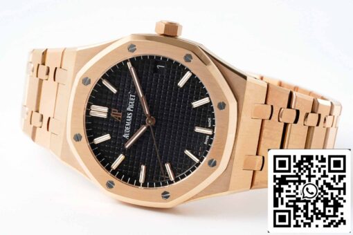 Audemars Piguet Royal Oak 15500OR.OO.1220OR.01 APS Factory V2 1:1 Best Edition Black Dial - immagine 5