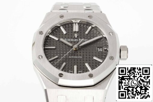 Audemars Piguet Royal Oak 15450ST.OO.1256ST.02 1:1 Best Edition APS Factory V3 Gray Ruthenium Dial - Image 4