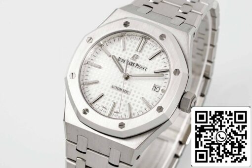 Audemars Piguet Royal Oak 15450ST.OO.1256ST.01 1:1 Best Edition APS Factory V3 Silver Dial - immagine 2