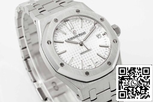 Audemars Piguet Royal Oak 15450ST.OO.1256ST.01 1:1 Best Edition APS Factory V3 Silver Dial - immagine 3