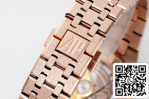 Audemars Piguet 15454 Frost Gold 1:1 best edition White dial Rose gold – Image 6