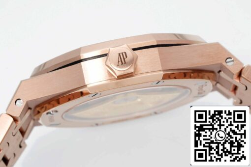 Audemars Piguet 15454 Frost Gold 1:1 best edition White dial Rose gold – Image 7