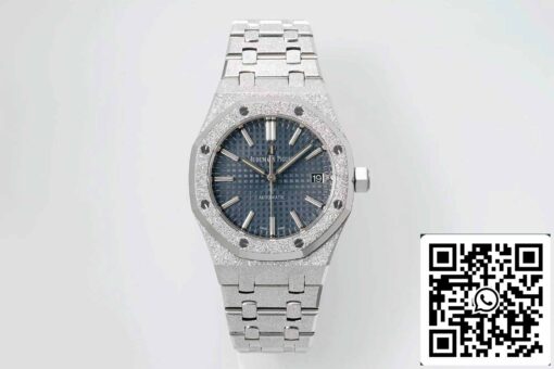 Audemars Piguet 15454 Frost Gold 1:1 best edition Blue dial