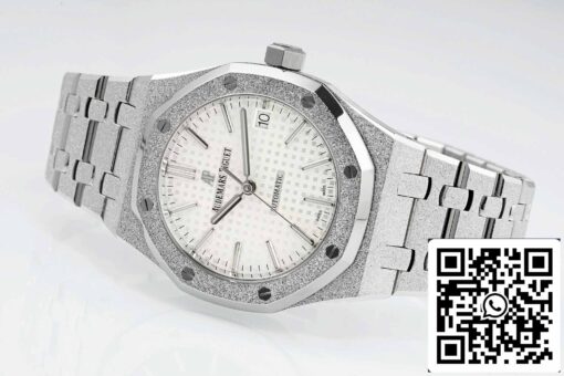 Audemars Piguet 15454 Frost Gold 1:1 best edition White dial – Bild 3