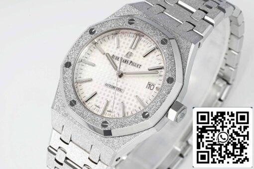 Audemars Piguet 15454 Frost Gold 1:1 best edition White dial – Bild 4