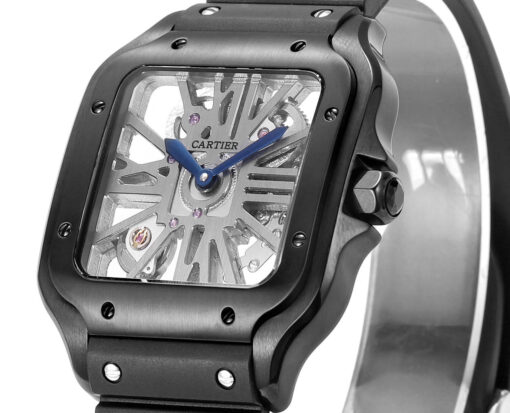 Cartier santos Skeleton 40mm  CRWHSA0009 TO119129 THB Factory 1:1 Best Edition - immagine 7