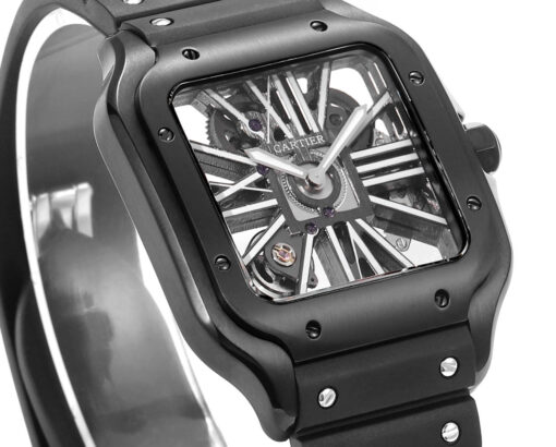 Cartier santos Skeleton 40mm  CRWHSA0009 TO119129 THB Factory 1:1 Best Edition - immagine 3