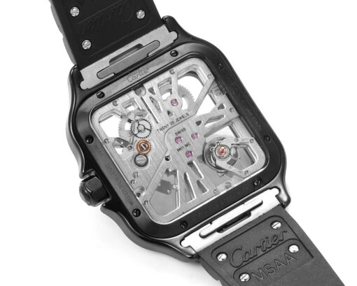 Cartier santos Skeleton 40mm  CRWHSA0009 TO119129 THB Factory 1:1 Best Edition - immagine 5