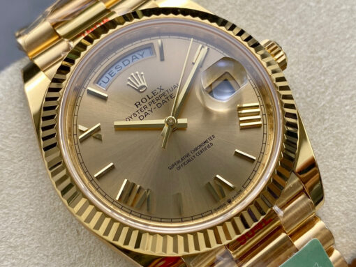 Rolex Day Date 40 M228238-0006 Yellow Dial 1:1 Best Edition AR Factory 3255 Movement - immagine 8