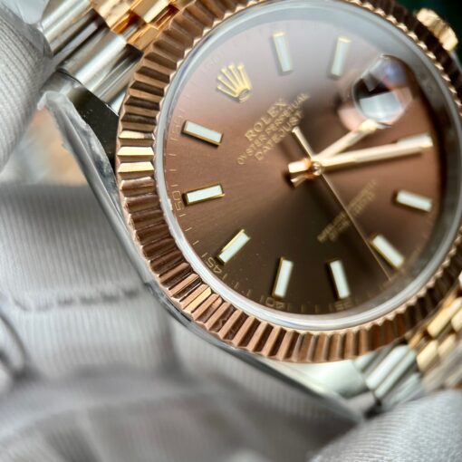 Rolex Datejust 41 Automatic Rose Gold & Steel Watch 126331 - Imagen 5