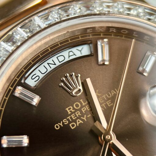 Rolex Day-Date 36 128235-0037 40mm 18k rose gold coated 3235 Movement GM Factory - Image 2