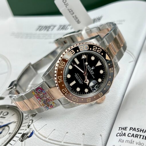 Rolex GMT-Master II Root Beer Men's Watch 126711CHNR-0002 Rose gold Wrapped – Image 4