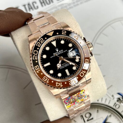 Rolex GMT-Master II Everose Gold Root Beer Brown 126715CHNR 40mm Rose Gold Wrapped from Clean Factory - 이미지 3