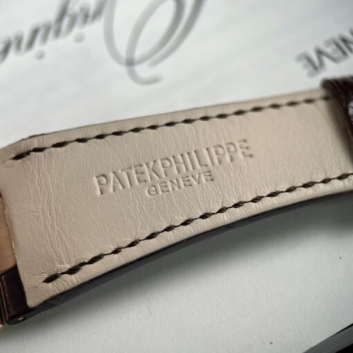 Patek Philippe Nautilus 5711/1R-001 –Wrapped 18k and diamond Leather band version - immagine 14