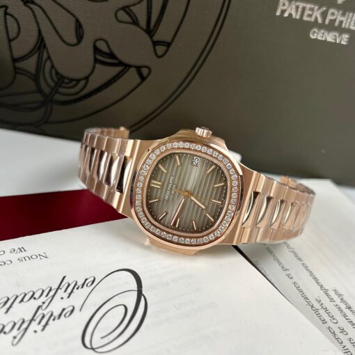 Patek Philippe Nautilus 5711/1R-001 –Wrapped 18k Rose Gold and diamond from 3K factory - immagine 3