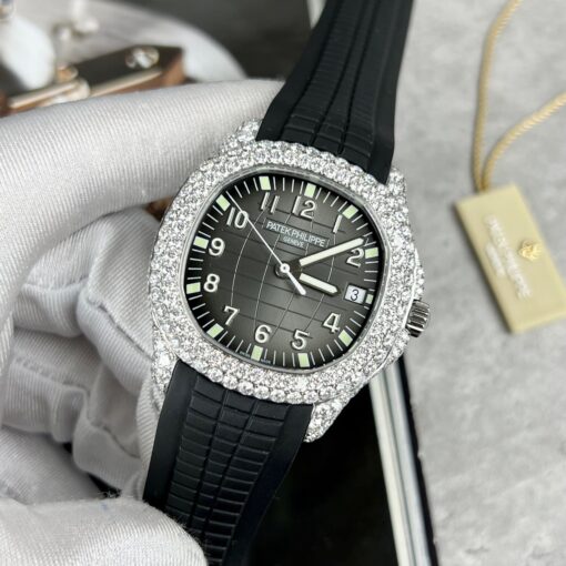 Patek Philippe Aquanaut 5167A-001 1:1 Best Edition 3K Factory Custom Mossanite - immagine 2