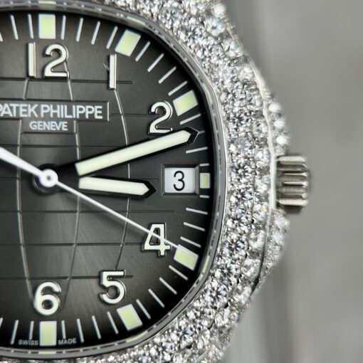 Patek Philippe Aquanaut 5167A-001 1:1 Best Edition 3K Factory Custom Mossanite - immagine 8