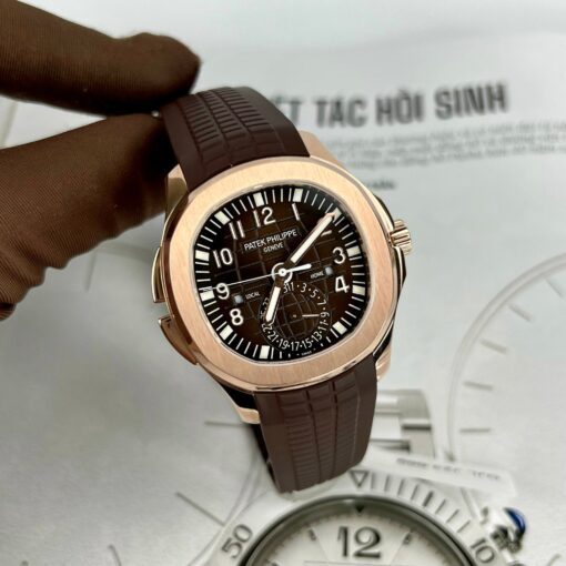 Patek Philippe 5164R-001 Aquanaut 40.8mm 18k Rose gold filled from ZF Factory - Image 6