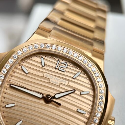 Patek Philippe Nautilus 7118/1R-010 18k gold filled from the 3k factory with yellow dial - Image 7