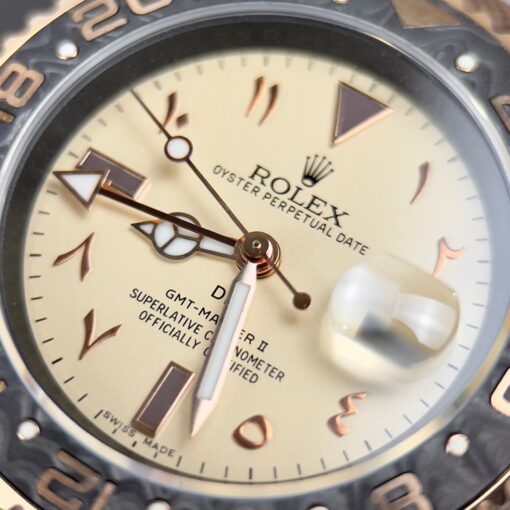 Rolex GMT-MASTER II Diw arabic eagle 1:1 Best Edition Brown Fabric Strap - 이미지 7