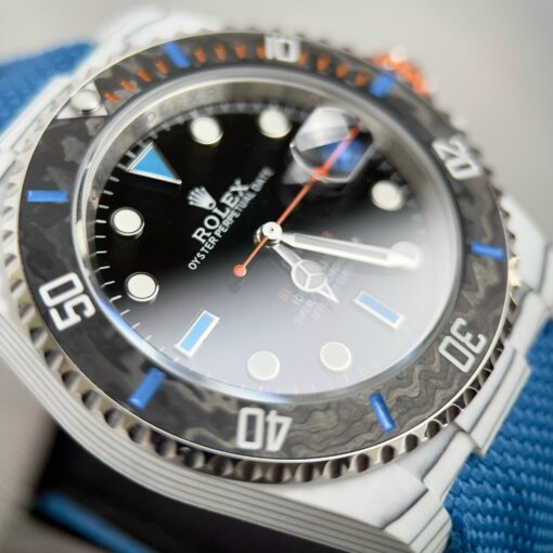 Rolex GMT-MASTER II Diw 1:1 Best Edition Blue Fabric Strap Black Dial — изображение 4