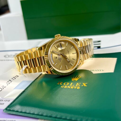 Rolex Day-Date 40mm 228238-0003 coated 18k yellow gold Best 1:1 Edition 130 gram - Imagen 4