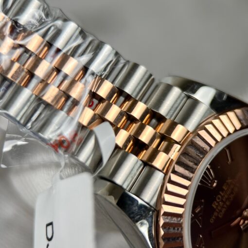 Rolex Datejust 31 Chocolate Dial Watch 178271 best 1:1 edition 18k coated rose gold GM – Bild 12