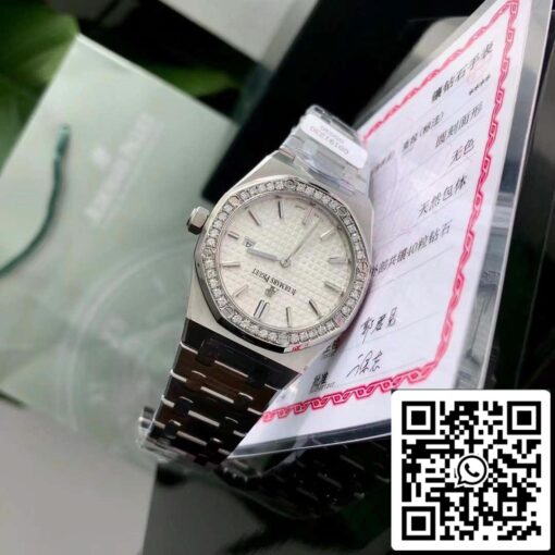 Audemars Piguet Royal Oak 67651ST.ZZ.1261ST.01 Diamond bezel Swiss Original Movement - Imagen 7