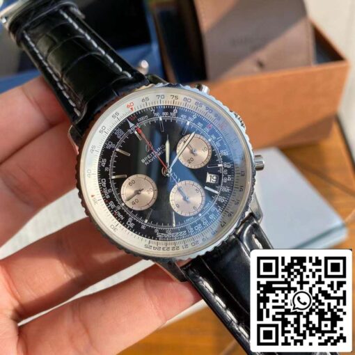 Breitling Navitimer 1 B01 Chronograph 46 Stainless Steel Men's Watch - Swiss Original Movement — изображение 6