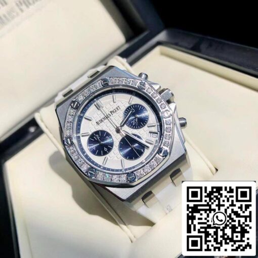 Audemars Piguet Royal Oak Offshore Lady Steel White Dial Diamond Bezel 26231ST.ZZ.D010CA.01 - Imagen 6